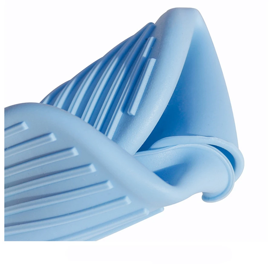 Kitchen Silicone Insulated Soup Pot Clip Ear Tips Anti Slip Butterfly Gloves Oven Mitts Silicone Heat-resistant Hand Clip
