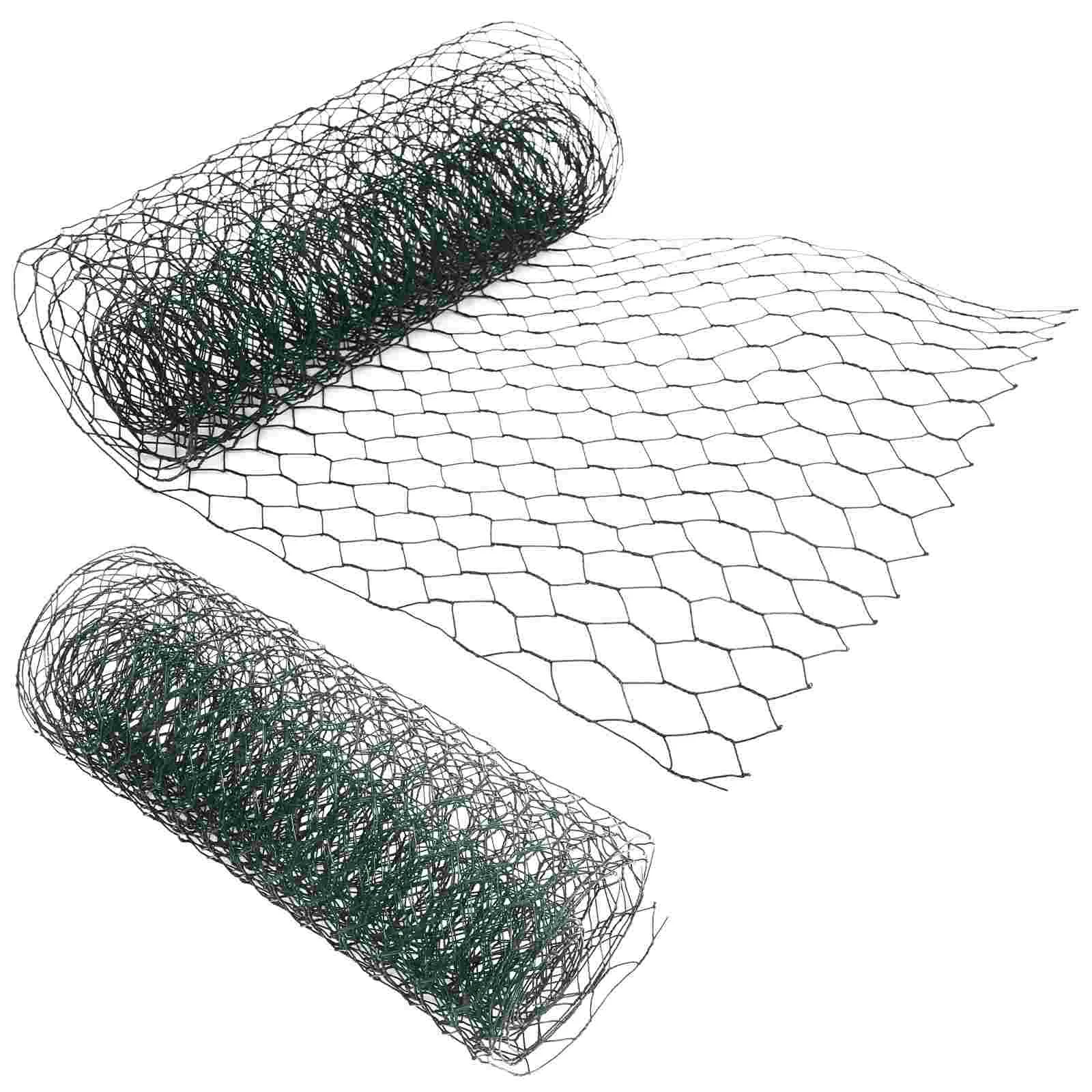 Green Iron Chicken Wire Floral Arrangements Plant Cages Garden Supplies Craft Material Wire Mesh Netting Bouquet Design