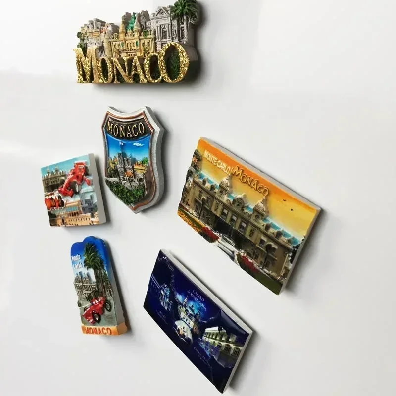 Monaco Monako Souvenir, Aimant De Réfrigérateur, Cadeau De Voyage, Vacances