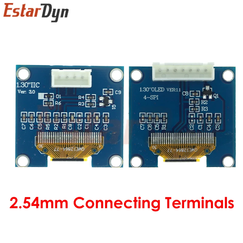 1.3 inch OLED Module White/Blue SPI/IIC I2C Communicate Color 128X64 OLED LCD LED Display Module Oled Display Module