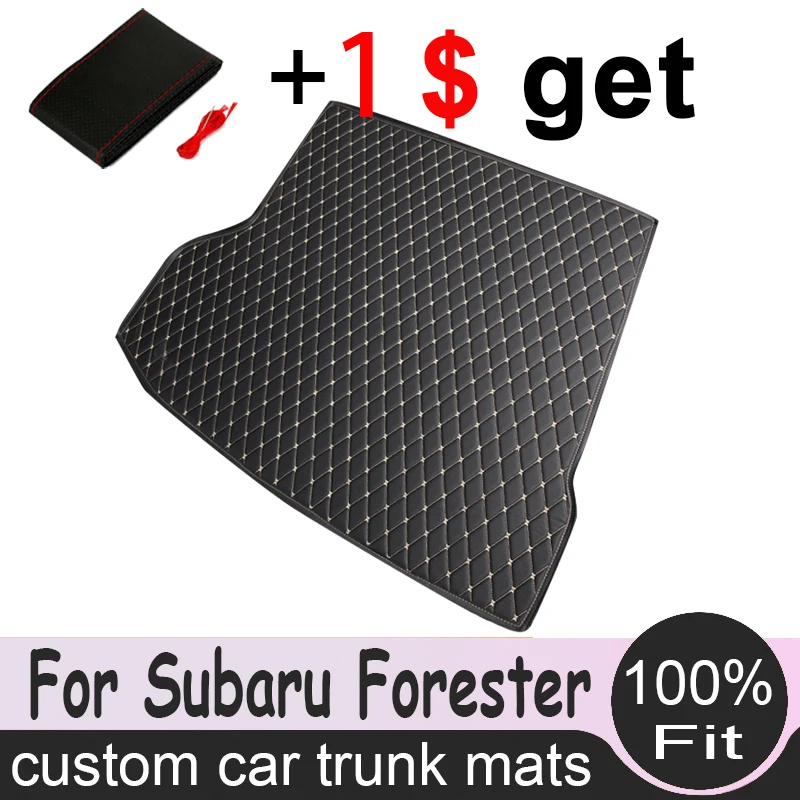 

Кожаный коврик для багажника автомобиля для Subaru Forester 2013-2018, аксессуары для подкладки