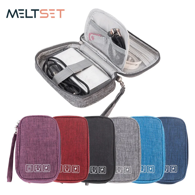 

Travel Gadget Cable Organizer Storage Bag for Electronic Accessories Cord Charger Digital Storage Bags Portable USB Cable Pouch