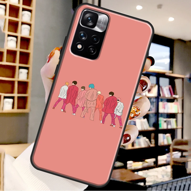 apple iphone 11 Pro Max case אהבה עצמך בני Kpop מקרה Redmi 9 10 9A 9C 9T כיסוי עבור Xiaomi Redmi הערה 11 פרו 7 8 9 10 פרו הערה 10S 9S cool iphone 11 Pro Max cases