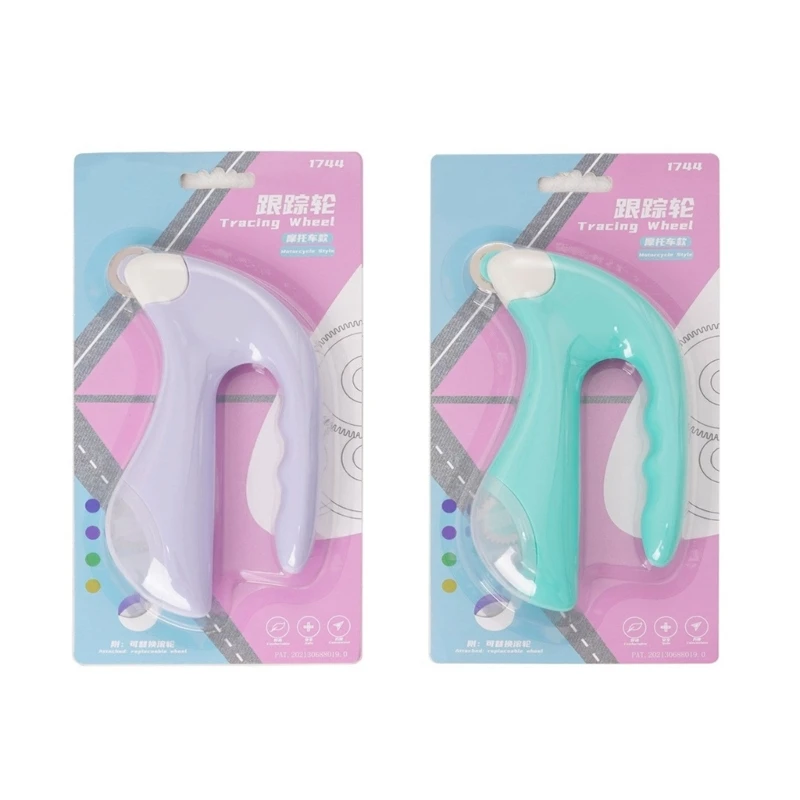 

Ergonomic Grip Tracing Wheel Sewing Tool with Storage Case for Fabric Paper