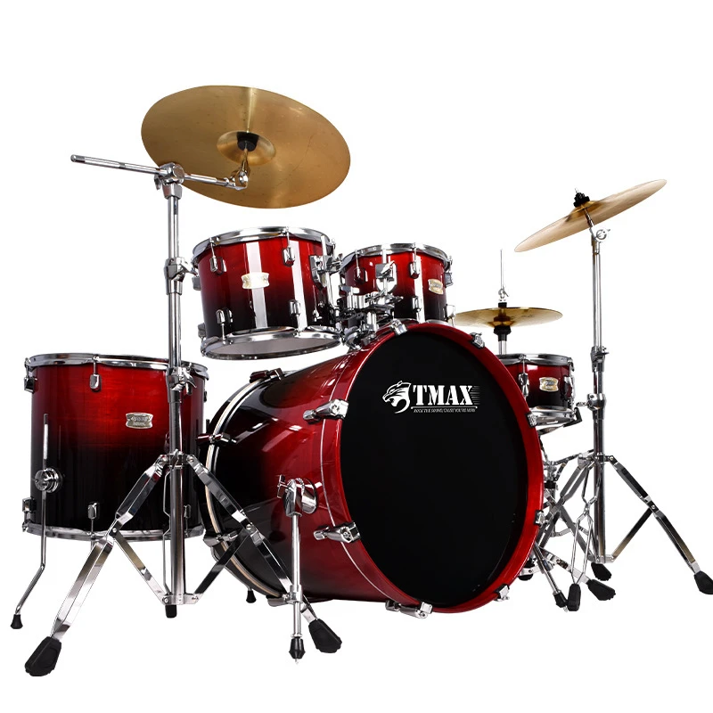 High-quality-5-drums-3-cymbals-professional-test-level-drum-set ...
