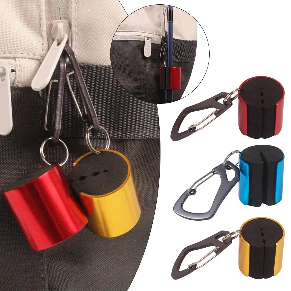 Support de canne à pêche clipable sur ceinture - Support métallique robuste pour pêche debout ou mobile