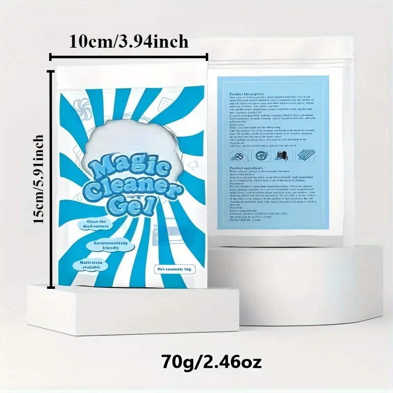 1 Pack of convenient car interior cleaning gel cleaning universal gel cleaner car dust cleaner interior cleaning gel - 4