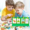 Montessori Kids English Learning Flip Chart Kindergarten Activity Educational Tool Teacher Teaching Aids Special Speech Therapy 6