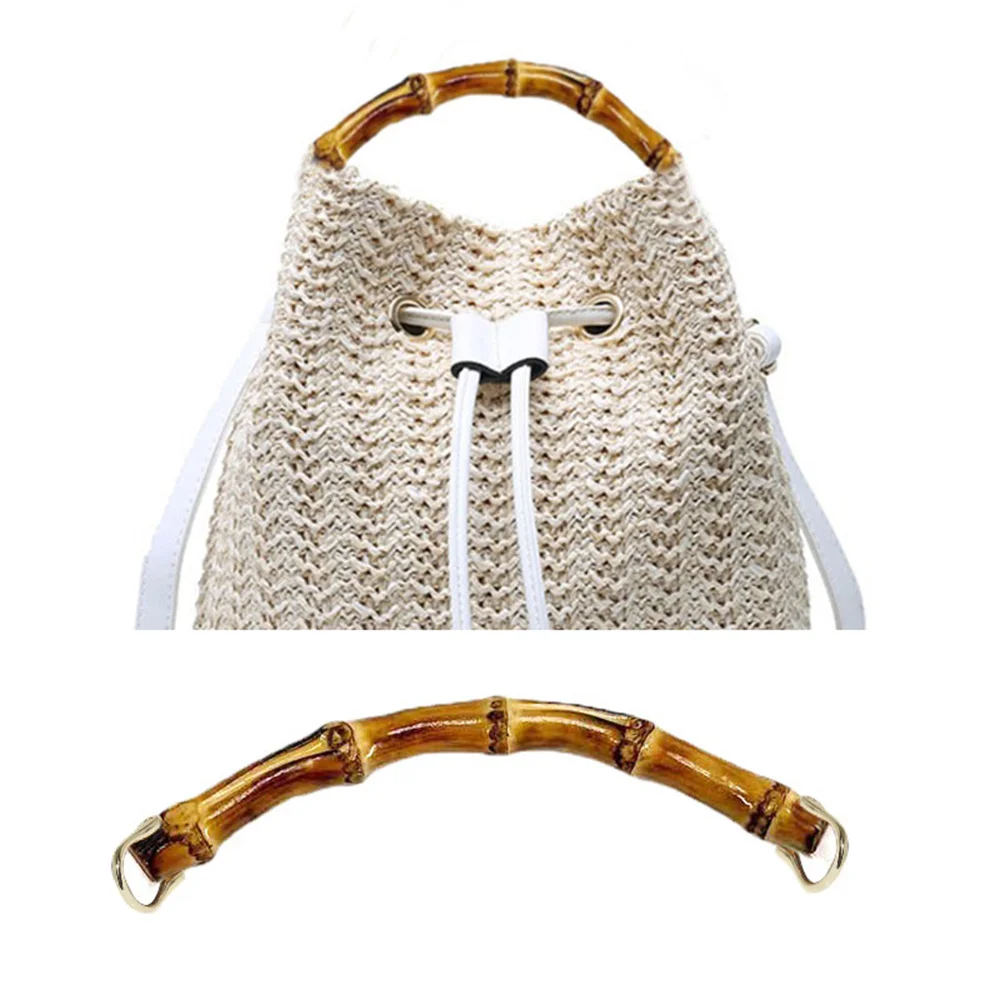 

Bamboo Handle Wooden Handle Fashion Handle Bag Handle Luggage Accessories Decorative All-match Individual Unique Stylish Straps