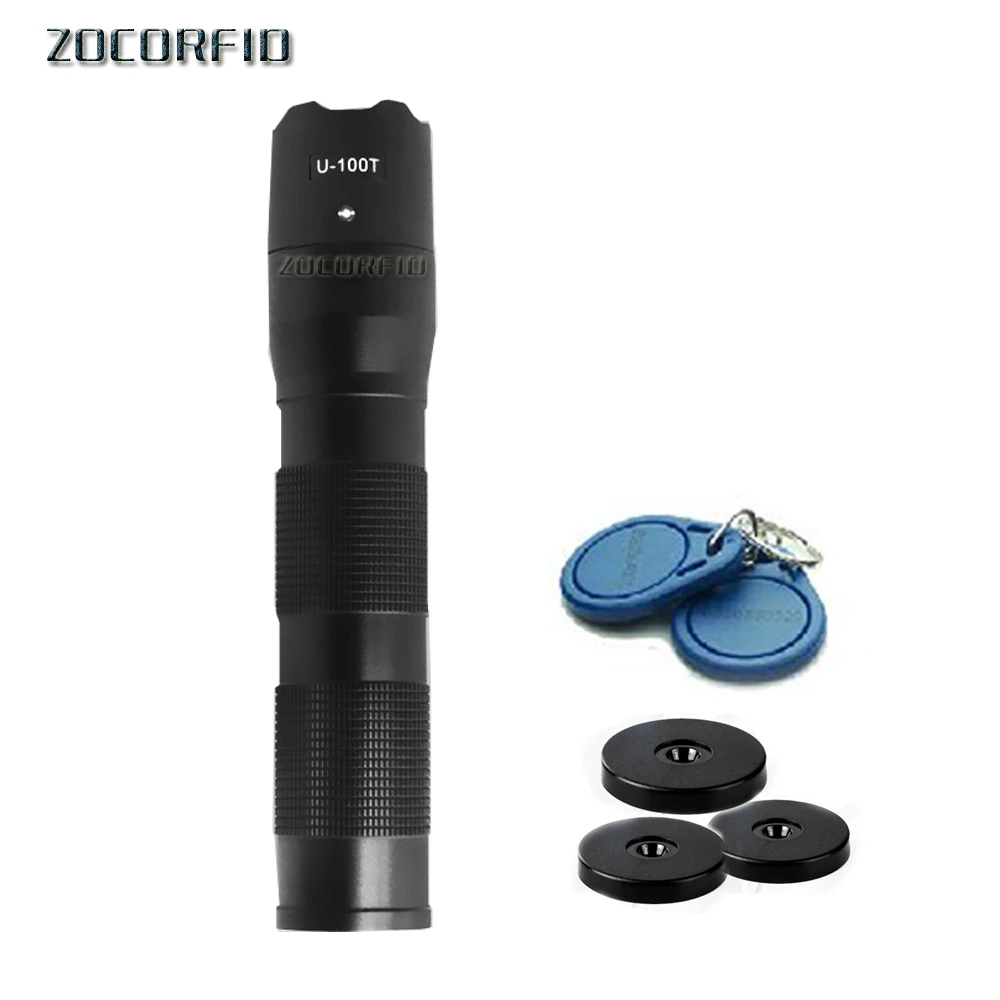 U-100T RFID Warterproof Flash light guard patrol system,Patrolling rod /USB port with 10pcs point button English software