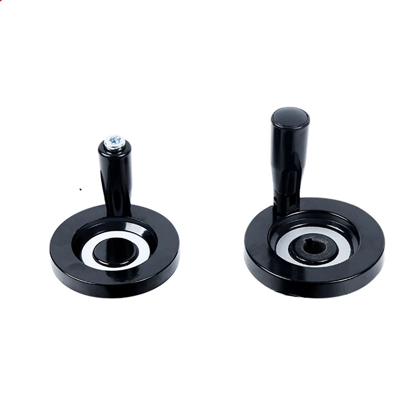 1Pcs cnc handwheel Handwheel Mechanical Hand Wheel CNC 3D Printer Hole Diameter 8mm With Removable Handle Lathe Round Machinery Accessories