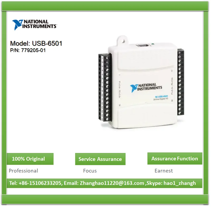 NI USB6501 77920501 data acquisition card DAQ 24line Diginal I/O