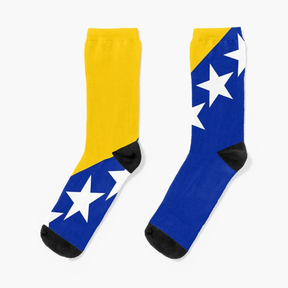 Bosnia and Herzegovina flag Socks Women'S Compression Sock Women'S Socks High