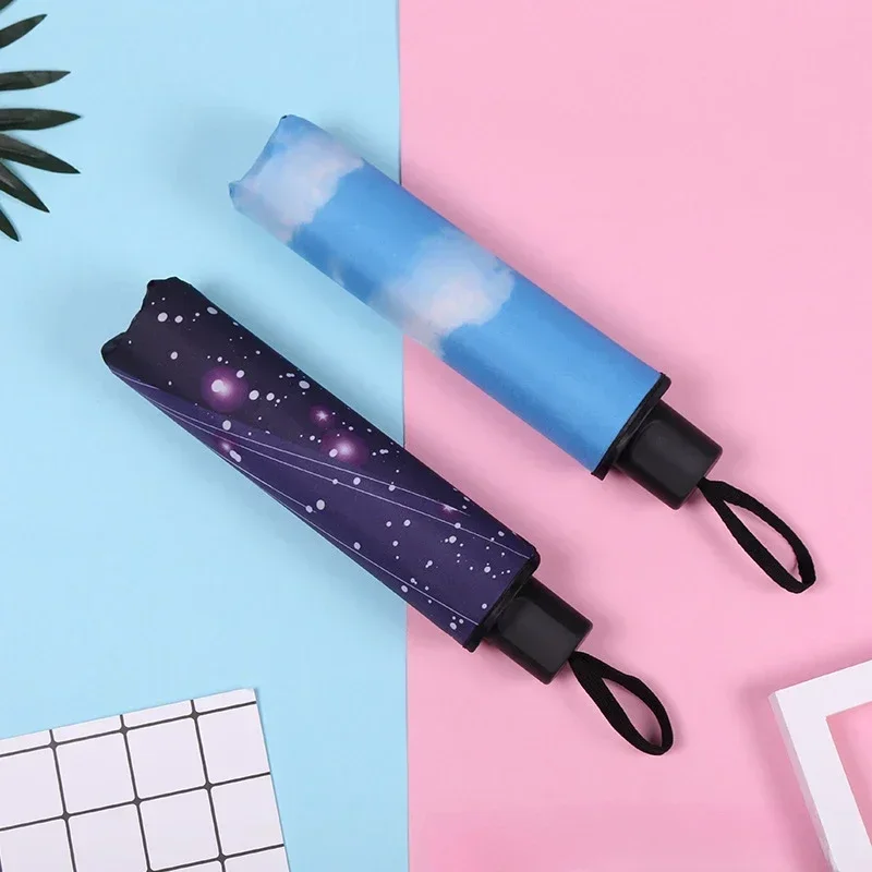 

Umbrella Men's Women Windproof Uv Resistant Beach Girl Parasol Folding Parasol Dome Umbrella Woman