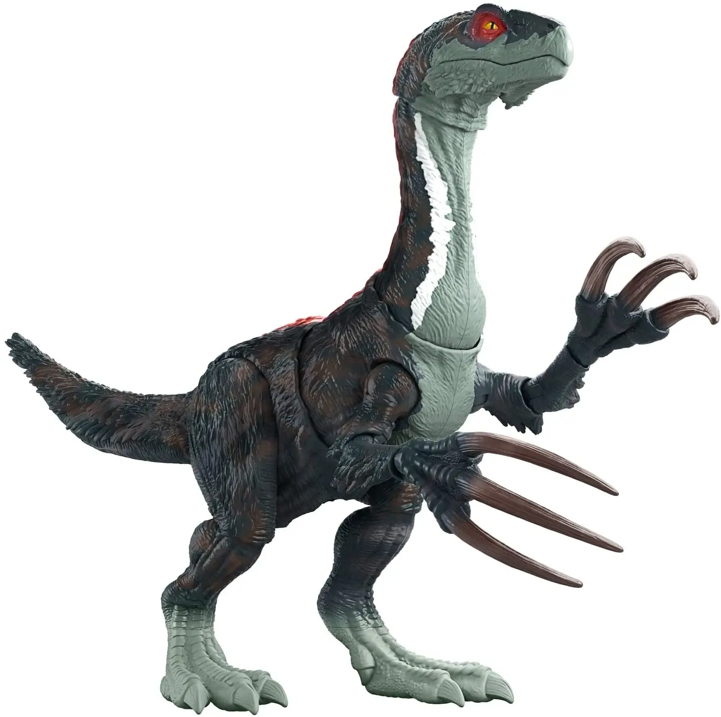 

100% Original Mattel Jurassic World Dominion Sound Slashin' Slashertherizinosaurus Attack Dinosaurs Toys for Boy Christmas Gift