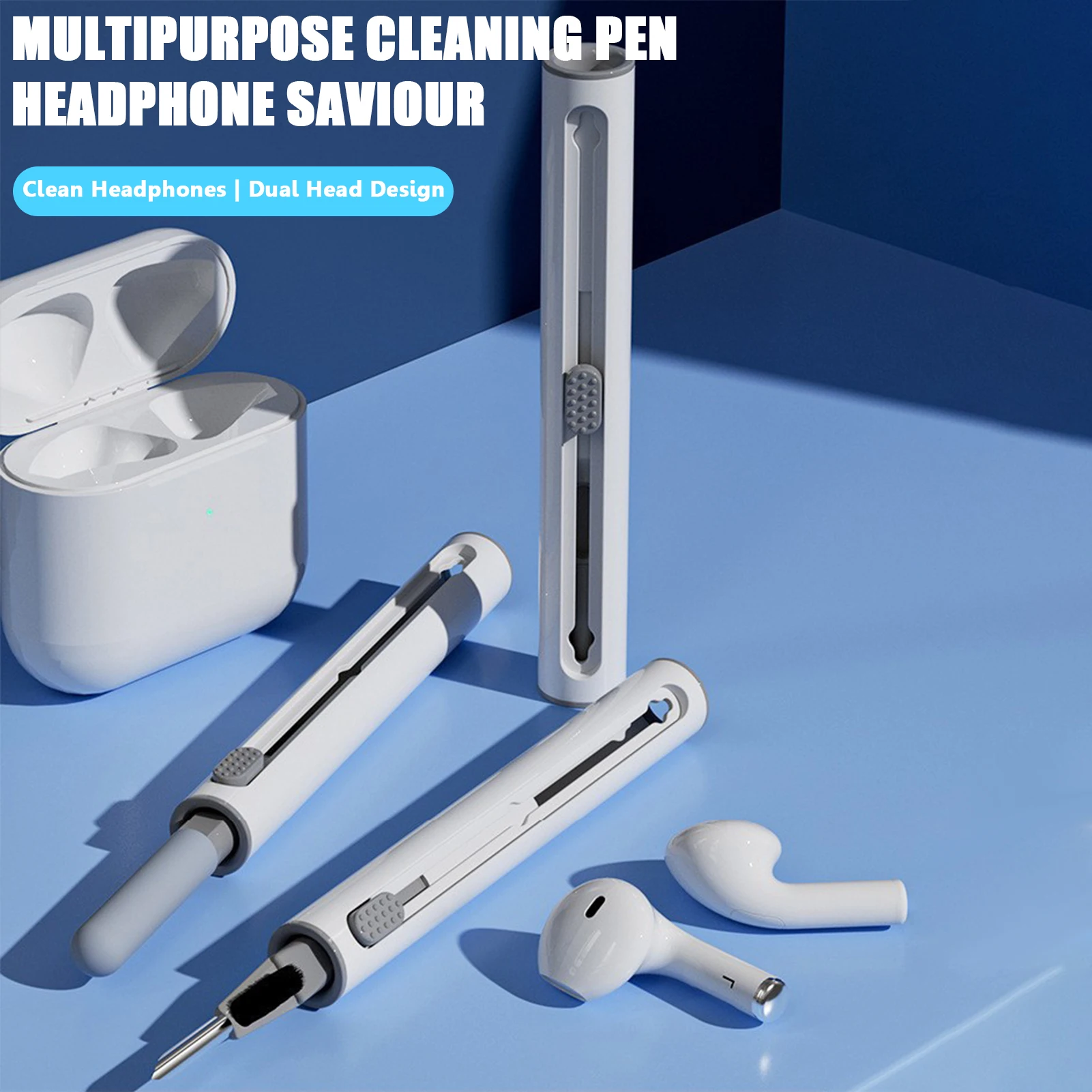 BT Earbuds Cleaning Pen Durable Cleaning Kit Clean Brush Earplug Cleaner Multi-Function Kit For Airpods Brush