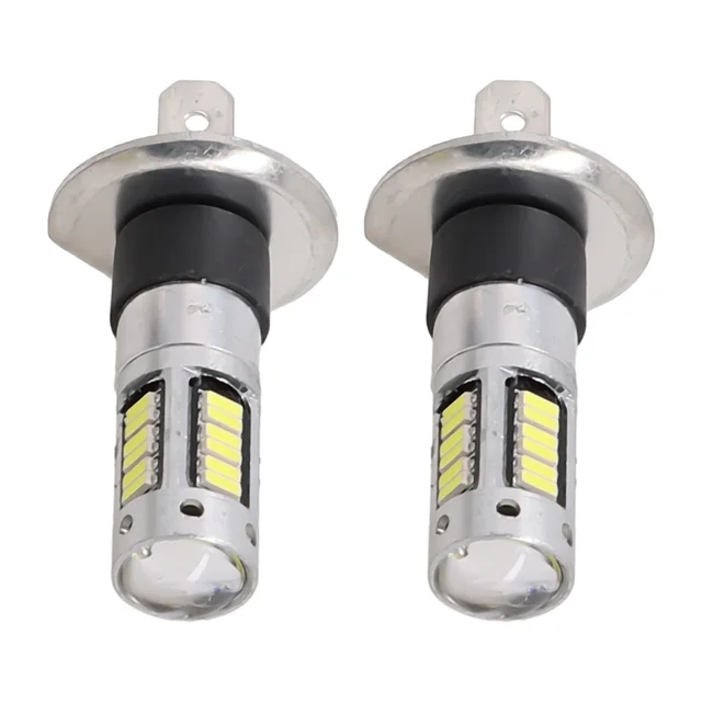 Ampoule Led H1 100w, Ampoules De Phare Feu De Brouillard 360 Degrés Phare Ampoule Led 2pcs