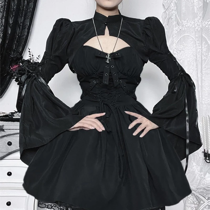 Blusa Victoriana Para Ujer, Estilo Pirata Gótico, Renacentista, Clásico, Anga Larga, Con