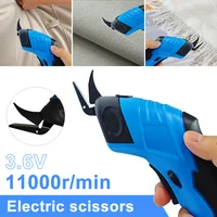 Leather Steel Scissors Tungsten Cutting Cloth Lithium Machine Tailor Blade Electric Tools Charging Sewing Portable Hand Scissor 2