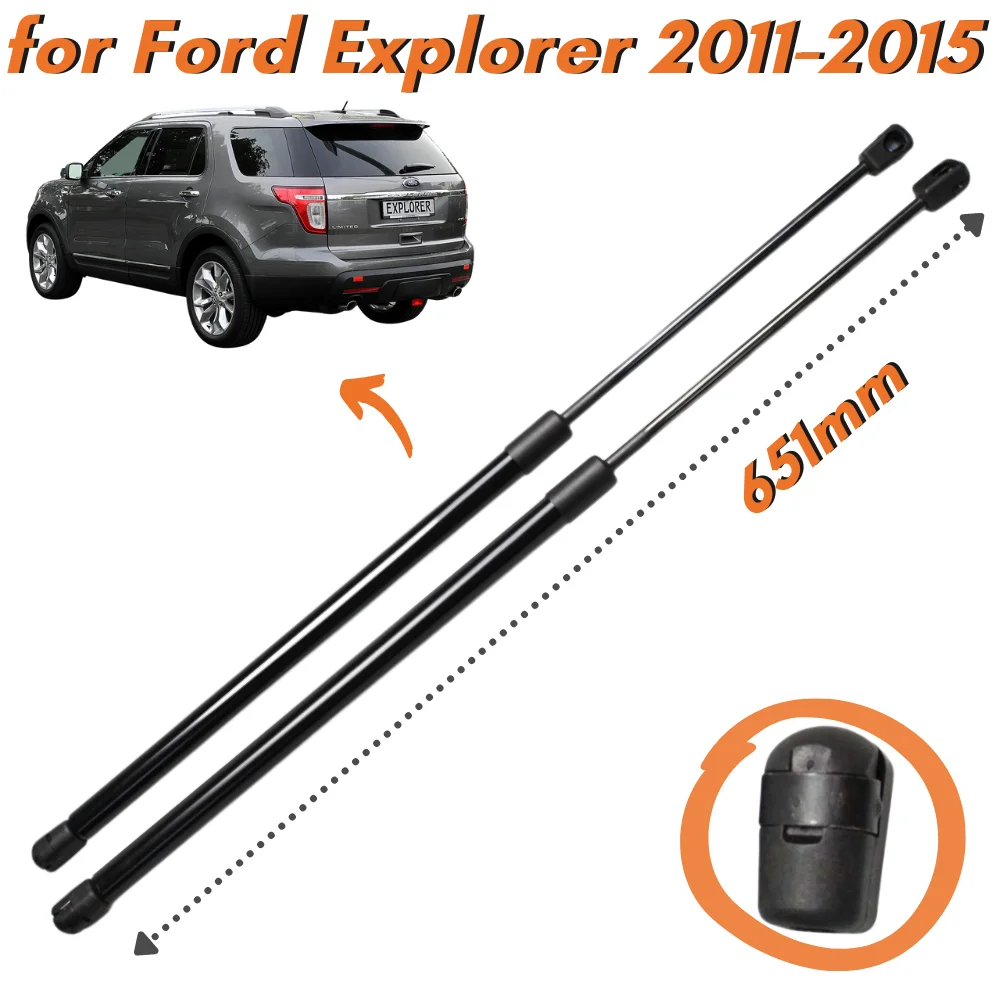 2pcs Rear Hatch Tailgate Trunk Boot Gas Spring Support Rod Bar Shocks