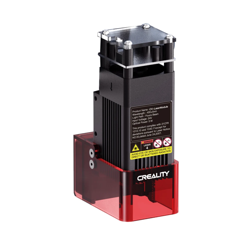Creality Cv-kit de Módulo Laser 1.6w 5w 10 24v Proteção de Segurança com Foco Preciso para Ender3 s1 Ender-3 s1 Pro Ender-3 s1 Plus - Imagem 3