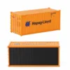 Evemodel 1pc HO Scale 1:87 20ft Shipping Container Model Railway Cargo Box 20' Container C8726 5