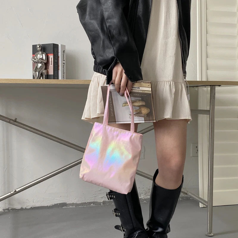 Fashion Laser Messenger Bag for Women Luxury Designer Shoulder Bags Sac A Main Femme Small Girls Handbags Multifunctional Tote