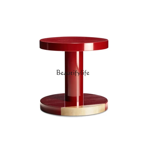 

Light Luxury Exquisite Small Coffee Table Living Room Solid Wood Corner Table Household Small Apartment