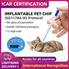 100 unidades de microchip + jeringa para perros, gatos, vacas y otros animales.