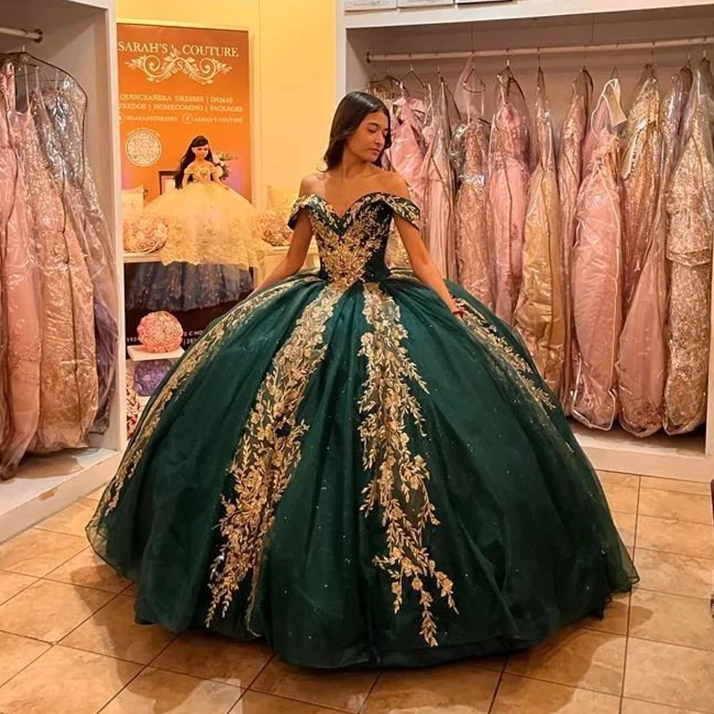 Satin Emerald Green Gold Long Evening Formal Dress for Women Sparkly  Crystal Beaded Black Girl Prom Gala Gown - AliExpress