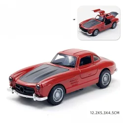 Boys Alloy Racing Sports Car Pullback Toy - Realistic Simulation Gift Playset (Red)