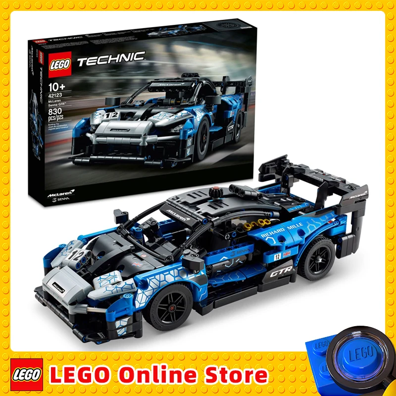 Lego Technic Mclaren Senna Gtr 42123 Building Toy Set Building Blocks Mattoni Giocattoli Per Bambini Ragazzi Ragazze Regalo Di Compleanno (830 Pezzi)
