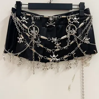 Metal Chain Micro Skirt 1