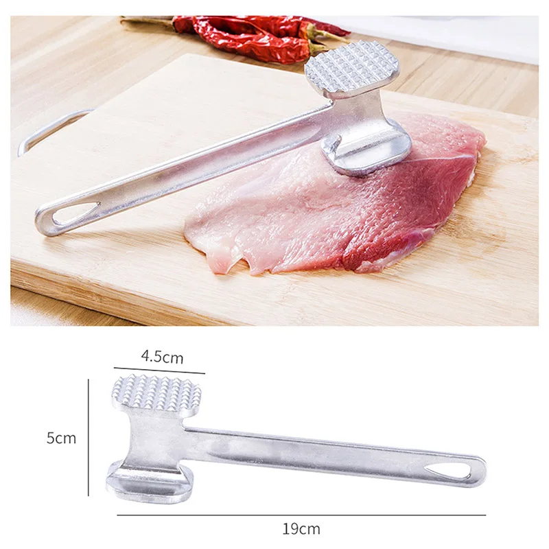 Stainless Steel Double-sided Meat Hammer 48 Blades Needle Meat Beaf Steak Tenderizer Mallet Hammer Knife Cooking Tools Household meat tenderizer meat hammer