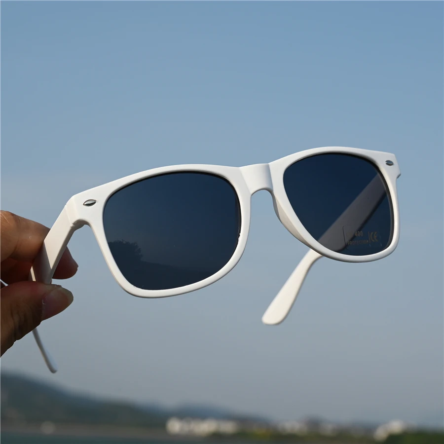 Vazrobe White Sunglasses Women Male Classic Design Plastic Sun Glasses For  Adult Red Black Yellow Purple Frame
