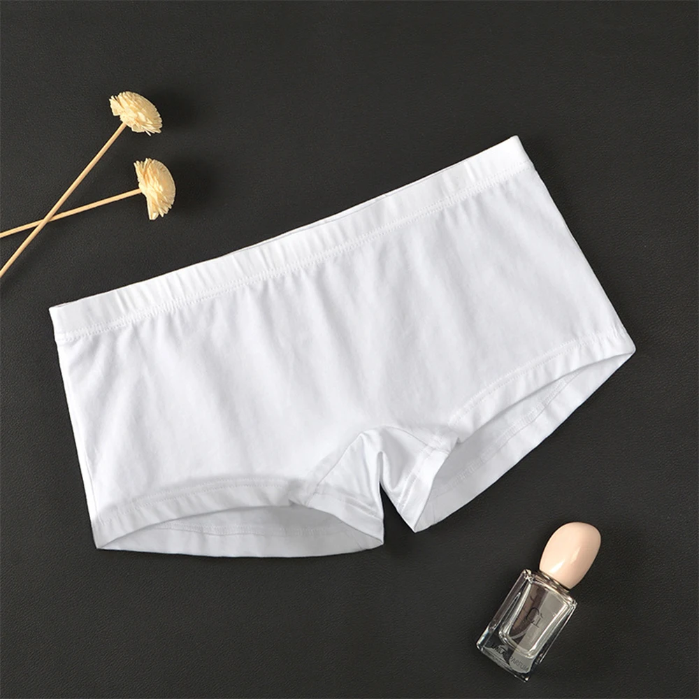 

Mens Sexy Low Rise Cotton Boxer Bikini Breathable Underwear Underpants Lingerie Shorts Trunk Seamless Soft Shorts Male Briefs