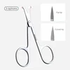 Heallor Mini Stainless Steel Portable Curved Mustache Eyebrow Nose Ear Hair Remover Scissor Trimmer Safety Tips Nail Cuticle Cut 3