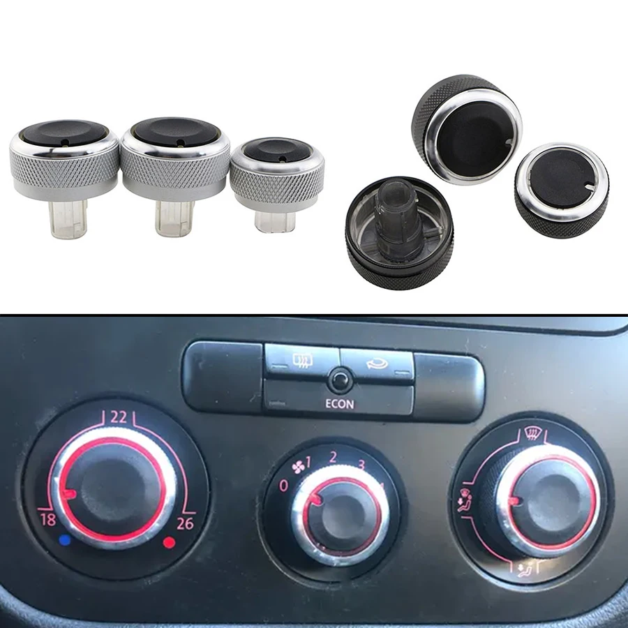 Car AC Knob Air Conditioning Control Switch for Volkswagen VW Jetta MK5 ...