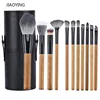 Professional Makeup Brushes Set 11 Pcs Soft Bristles for Beginners Foundation Brush  Makeup Brushes Set zestaw pędzli 1