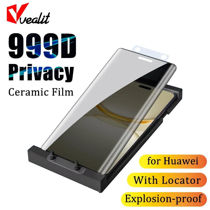 

999D Privacy Ceramic Soft Film For Huawei Nova 12 11 Ultra Curved Screen Protector For Huawei Nova 8 9 10 Pro Protective Film