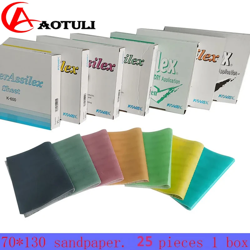 KOVAX Square Soft Grinding Self-Adhesive Sandpaper Paint Surface Peel Polished Flocking 2000 Mesh Fine Sand 3000 Car Paint sanding discs sandpaper set polish sand paper sandpaper tools mini sandpaper kit sander pads