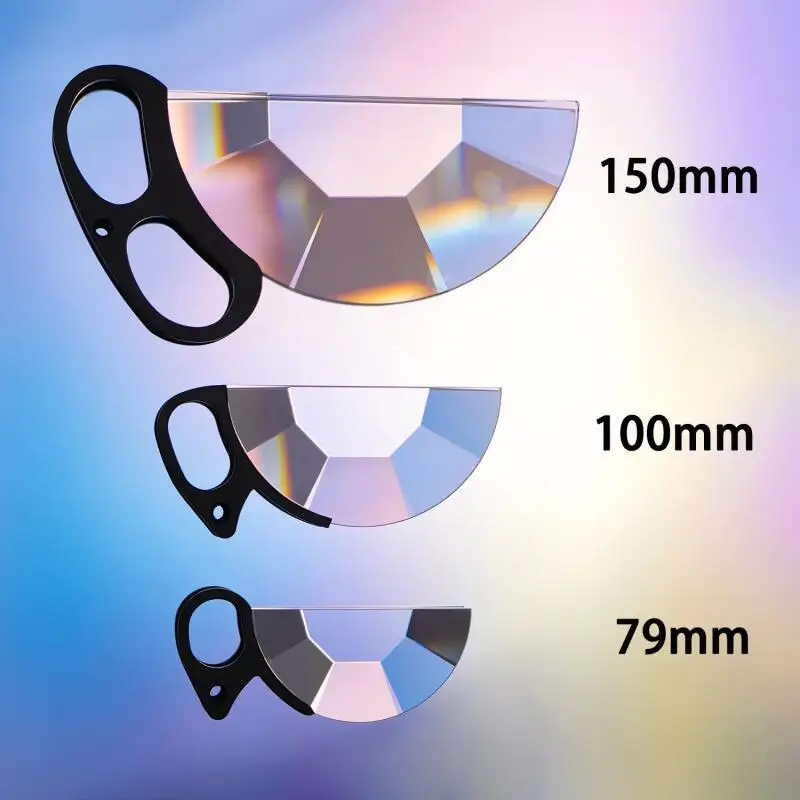 Handheld Optical Glass Kaleidoscope FX Filter