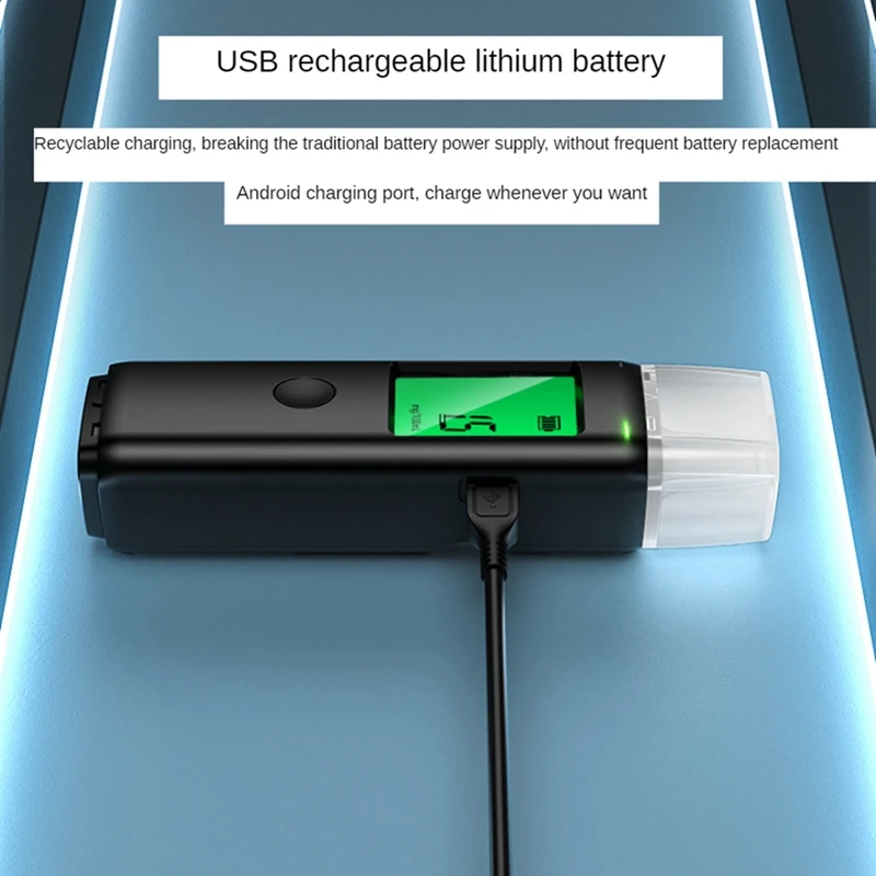 Rechargeable Breathalyzer Portable Tester For Individuals And Homes Drunk Driving Insufflation Tester Alcohol Tester Breath Alcohol Tester