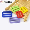 Meetee 10/20Pcs Plastic Tri-Glide Buckles 25/32/38mm O D Ring Bag Strap Adjust Clasp Webbing Connector Hook Dog Collar Accessory 5