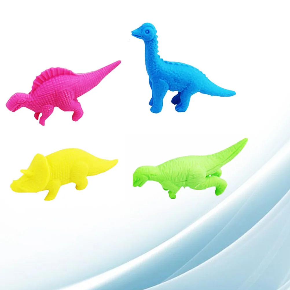 

30Pcs Imitated Dinosaur Erasers Cartoon Erasers Stationery Gift School Supplies Classroom Rewards for Kids Students (Random