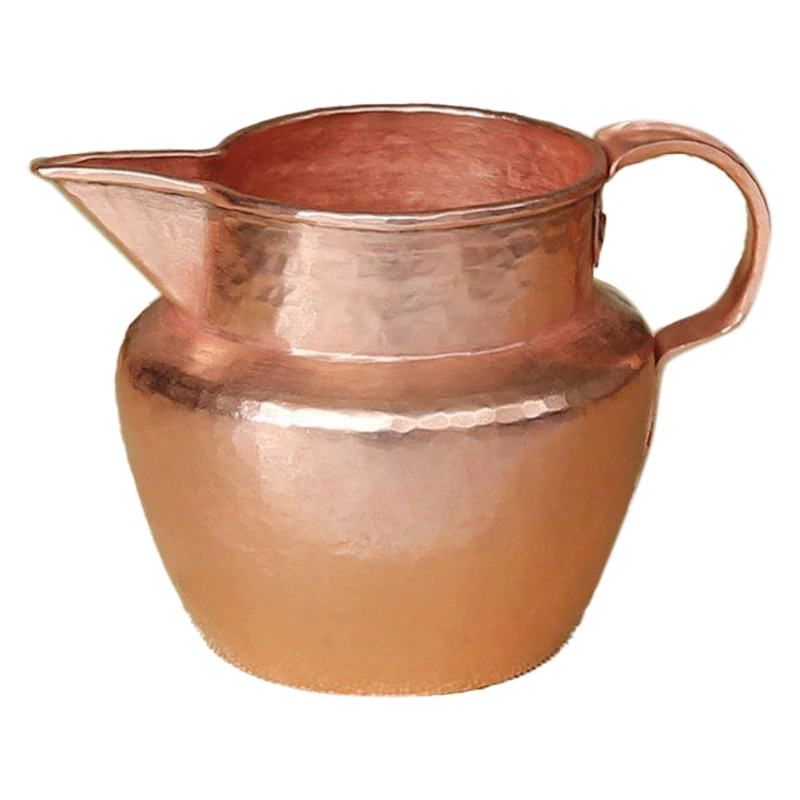 

Handmade Pure Copper Thick Tea Pot Cookware Pot Purple Handle