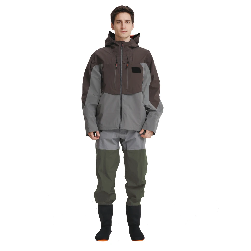 Breathable Waterproof Fly Fishing Waist Waders Stockingfoot High Pant Wader Durable Duck Hunting Wading Pants wading pants,men fishing pants
