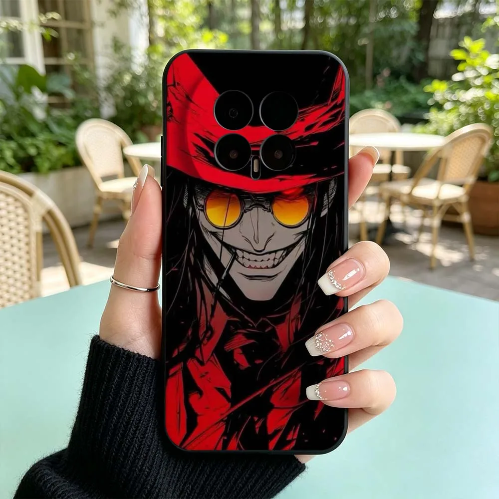 Anime Alucard Hellsing Black Phone Case