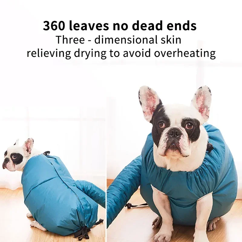 Portable Quick Hair Blowing Pet Dog Hair Dryer Dry Bag Foldable Beauty Bag for Dog Cat Bath Drying