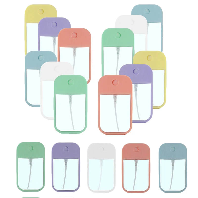 

48Pcs Portable 45ml Card Perfume Spray Bottles W/ Funnel Refillable Mini Travel Cosmetic Containers For Perfume Alcohol Atomizer